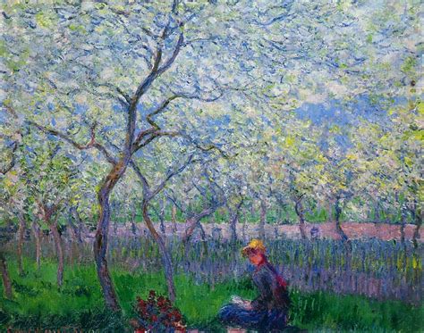An Orchard In Spring 1886 Claude Monet