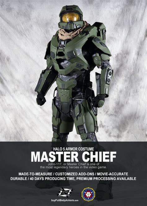 Wearable Master Chief Suit Master Chief Armor Master Chief Master
