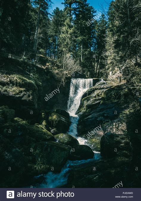 Triberg Waterfall In The Black Forest Germany Stock Photo Alamy