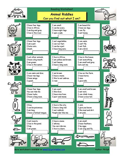 Dog Riddles And Answers Animal Riddle Worksheet Free Esl