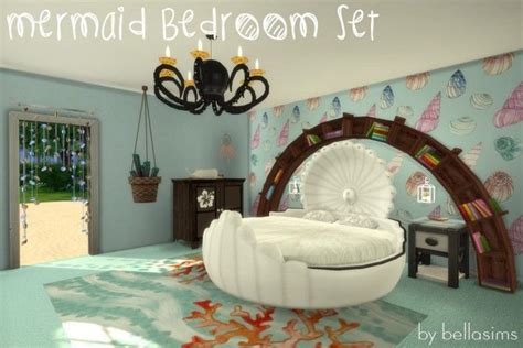 Mermaid Bedroom Set At Bellassims Sims 4 Cc Furniture Sims 4 Sims 4