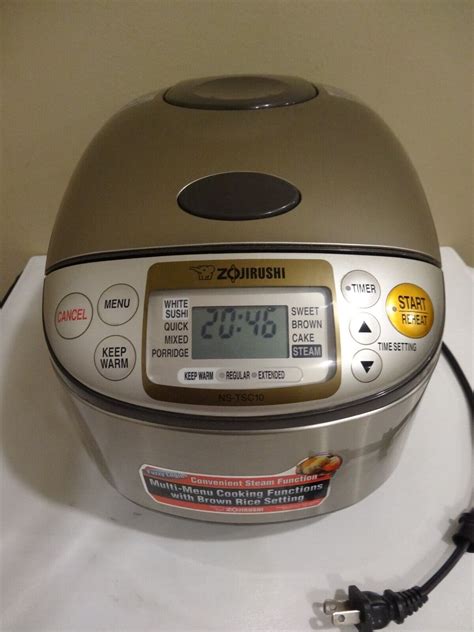 Zojirushi NS TSC10 5 5 Cup Micom Rice Cooker And Warmer Agrometric