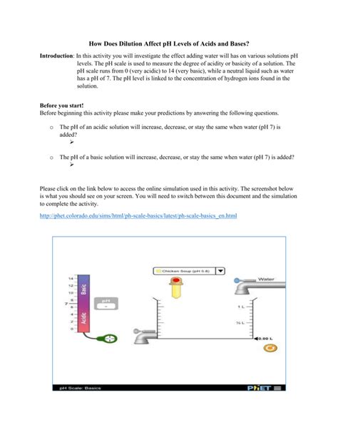 Maybe you would like to learn more about one of these? Phet pH Scale Basics Worksheet