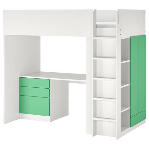 Ikeacredit card is the credit card of shopping provided by ikea company to help customers. SMÅSTAD Loft bed - white green/with desk with 4 drawers - IKEA