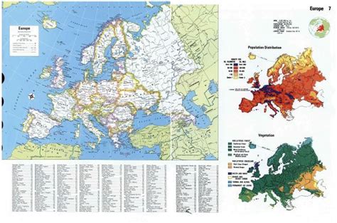 Large Detailed Political Map Of Europe Europe Mapslex World Maps