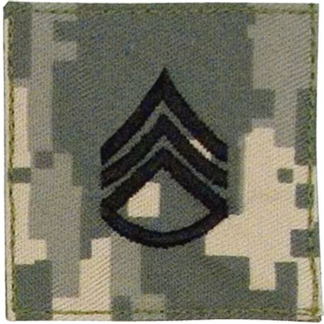 Acu Digital Camouflage Military Staff Sergeant Insignia Patch Ssg