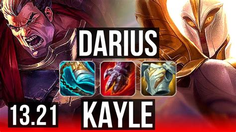 Darius Vs Kayle Top Penta 35m Mastery 1800 Games Godlike 123