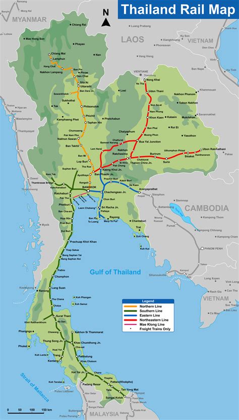 Thailand Train Map Svg Vector Railway Map Sexiezpicz Web Porn