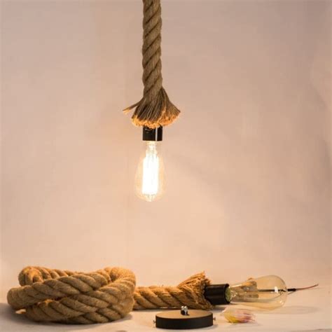 Rope Hanging Light For Home Decoration Rope Hanging And Ceiling
