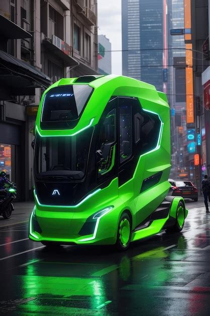 Premium Ai Image Neon Drive Exploring The Future Of Automotive