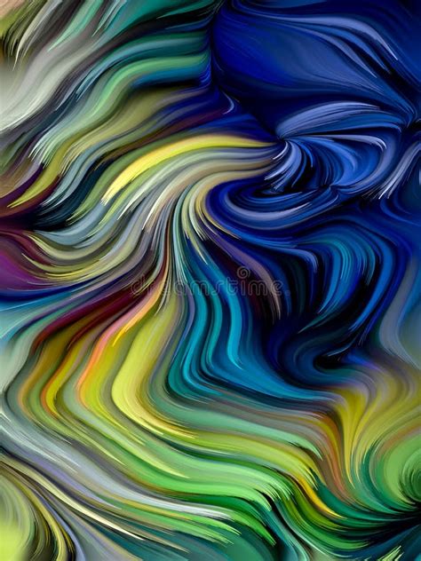 Abstract Color Swirl Wallpaper Stock Illustration Illustration Of