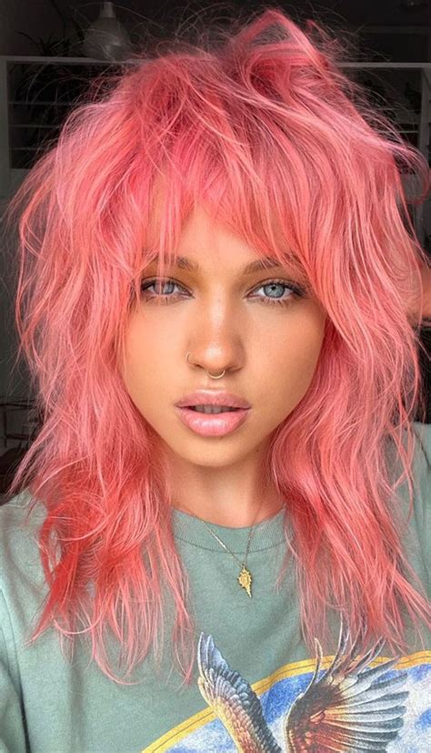 34 Pink Hair Colours That Gives Playful Vibe Bubblegum And Cinnamon
