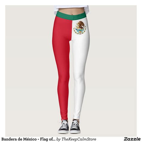 Bandera De México Flag Of Mexico Mexican Flag Leggings Fitness Fashion