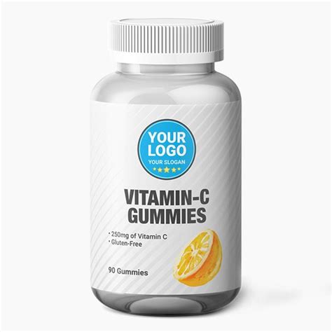 Private Label Vitamin C Gummies 90 Gummies Gluten Free