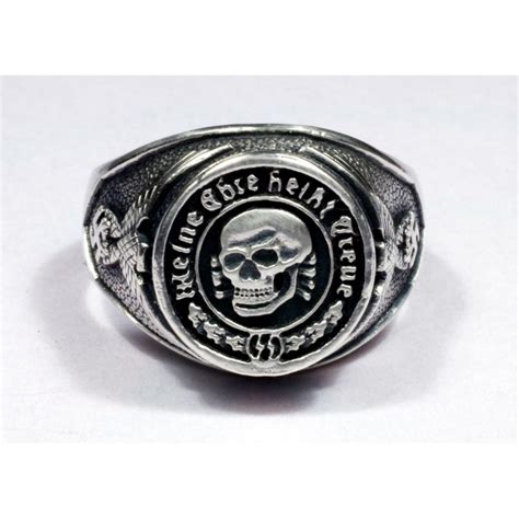 Wwii German Silver Waffen Units Rings For Sale