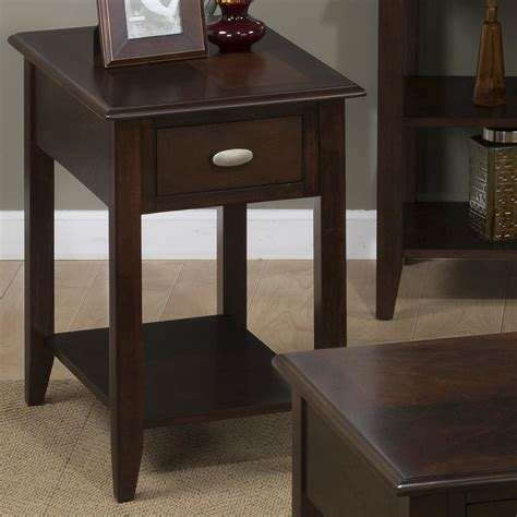The size of this end table is perfect even for small spaces with its modern glam appeal and it is versatile enough to bring it into the bedroom. Belfort Essentials Merlot Chairside Table for Small Spaces ...