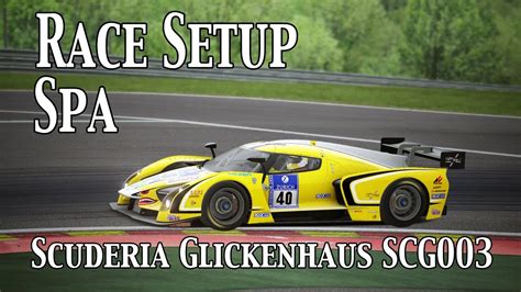 Assetto Corsa Race Setup Scuderia Glickenhaus Scg Spa Base