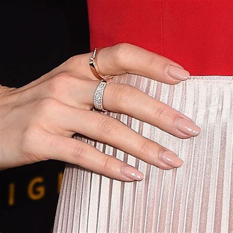 Lily Collins Nail Polish And Nail Art Steal Her Style