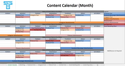 The Five Ws Of Creating A Content Calendar Web Services