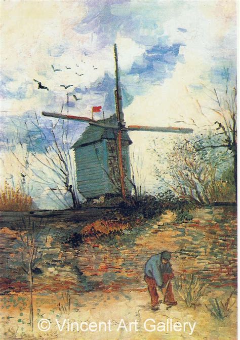Le Moulin De La Galette By Vincent Van Gogh Oil Painting