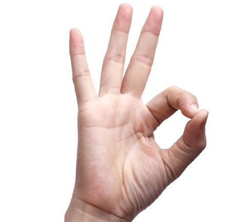 Hand Png Ok Ok Hand Stock Png Images Kremi Png