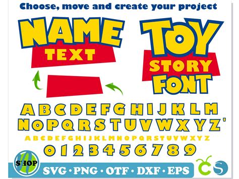 Toy Story Font Svg Cricut Toy Story Font Otf Toy Story Etsy Australia