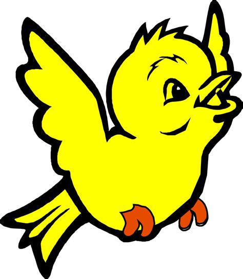 Yellow Bird Cartoon