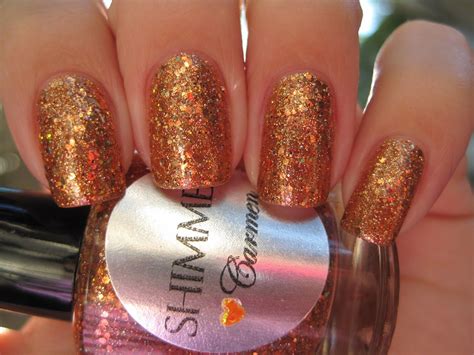 Shimmer Polish Carmen Sparkly Vernis Spark Nail Polish Nails Beauty Beautiful Color Finger