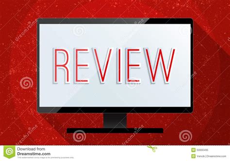 Review stock illustration. Illustration of concept, performance - 50000495