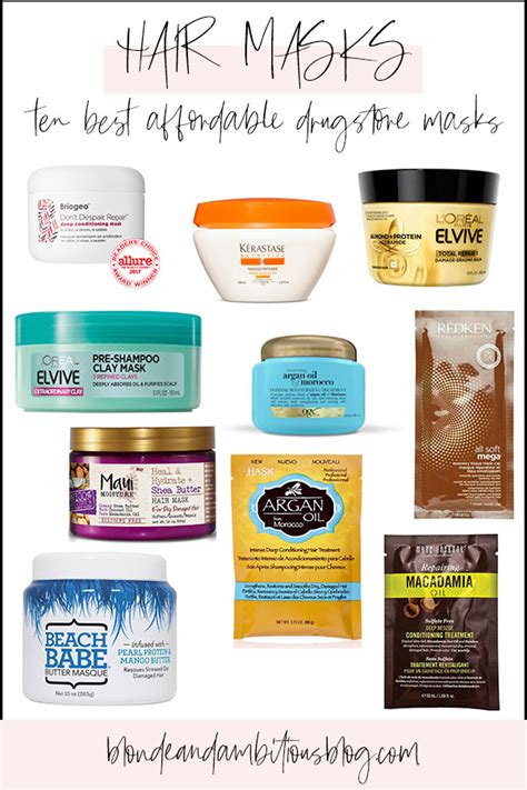 Ten Of The Best Affordable Hair Masks Taylor Lately