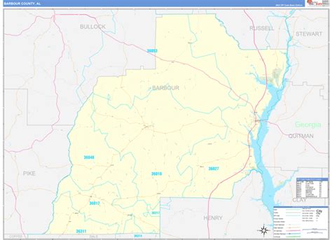 Digital Maps Of Barbour County Alabama