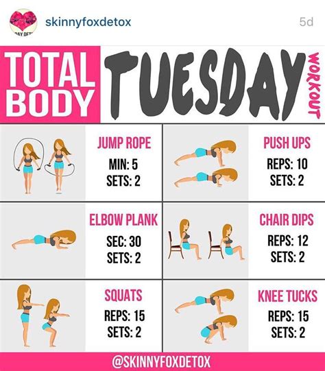Total Body Workout Tuesday Workout Total Workout Workout