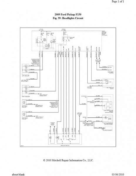 Headlight Wiring Diagram 1995 Ford F150