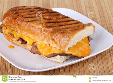 Roast Beef And Cheese Sandwich Stock Photo Image 15563420