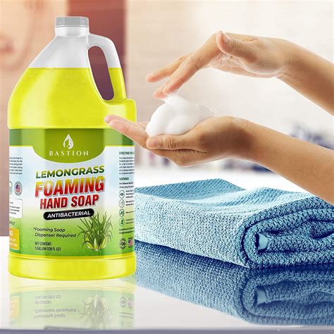 Buy Foaming Hand Soap Lemongrass Scented Antibacterial Instant Foam