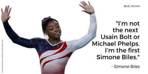 While she said it has affected her before, it was only ever during. UN Women on Twitter | Simone biles, Women, Michael phelps