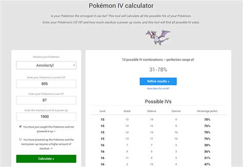 Everything below that works out to being a. The Best Pokemon Go IV Calculator Apps On Web, Mobile ...