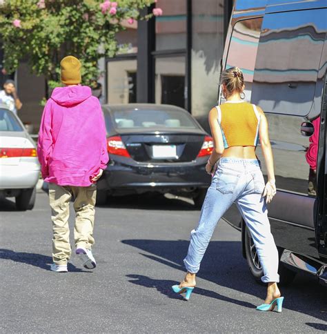 Hailey Baldwin Updates On Twitter Hailey And Justin Bieber Arriving At 3rd Street Dance In Los
