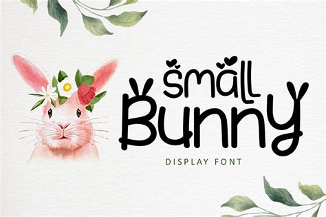 Small Bunny Easter Font By Illushvara Thehungryjpeg