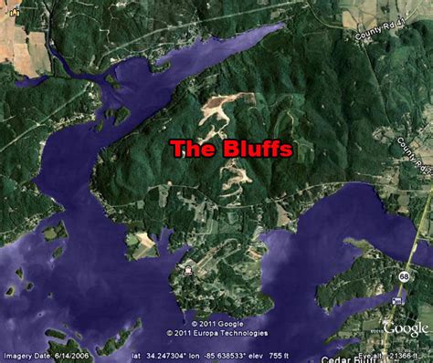 Bluffs Of Weiss Lake Real Estate Maps And Directions