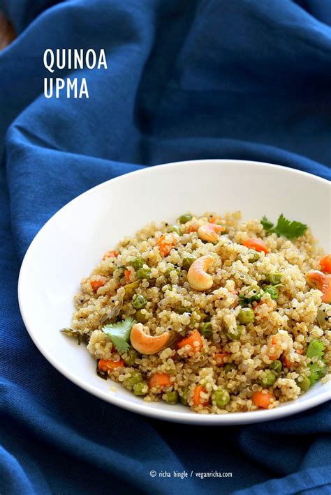 Quinoa Upma Recipe Quinoa With Spices Carrots And Peas
