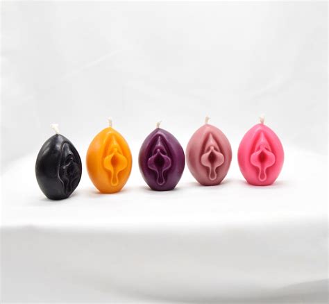 Vagina Candle Soy And Beeswax Color Vulva Candle Pussy Candle Yoni Body Candle Bisexual Pride