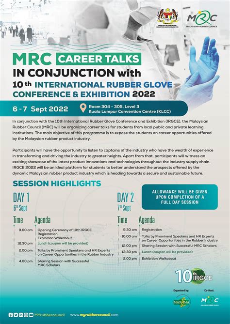 Mrc Career Talk In Conjunction With 10th Irgce 2022 Kuala Lumpur