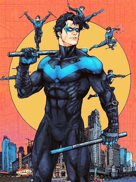 Nightwing Variant Cover By Kenneth Rocafort Nightwing Nightwing Art
