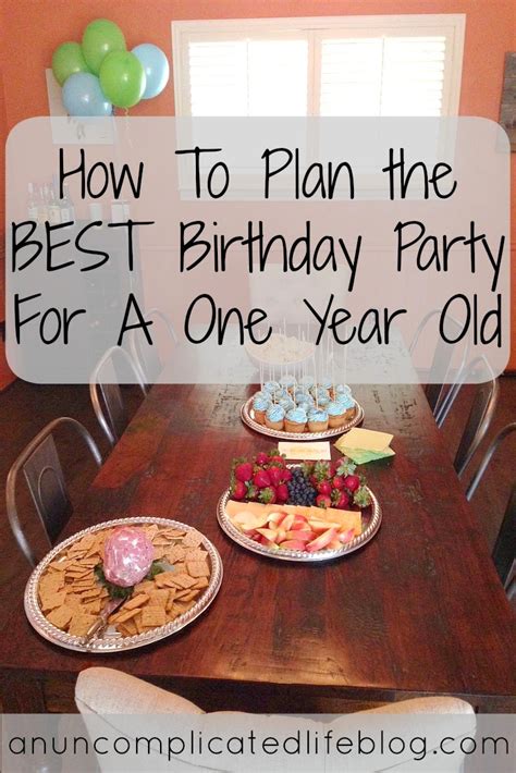1 Year Old Boy Birthday Party Ideas Examples And Forms