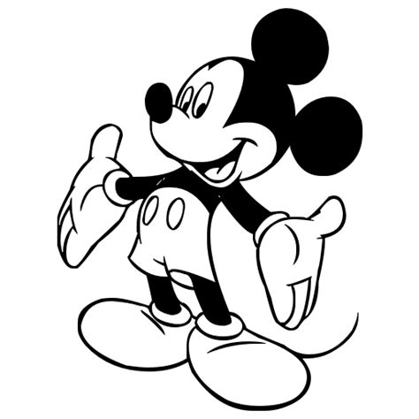 Black Mickey Mouse 37 Icon Free Black Mickey Mouse Icons Mickey