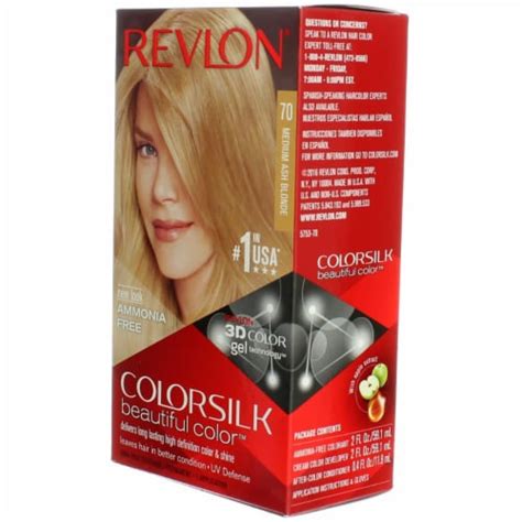 Revlon® 70 Medium Ash Blonde Colorsilk Beautiful Color™ Hair Color 1