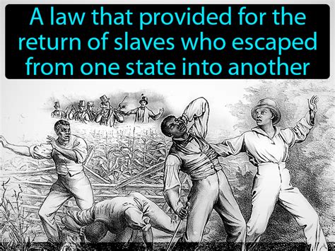 Fugitive Slave Law Definition And Image Gamesmartz