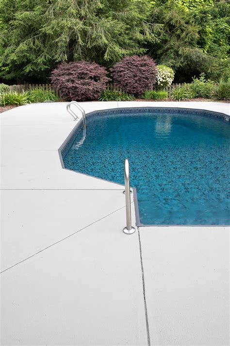 Diy Painted Concrete Pool Deck And Patio Blesser House In 2020