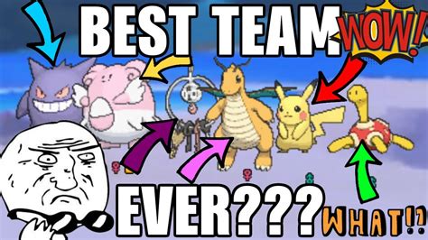 The Best Pokemon Team Ever For Competitive Battling So Op So